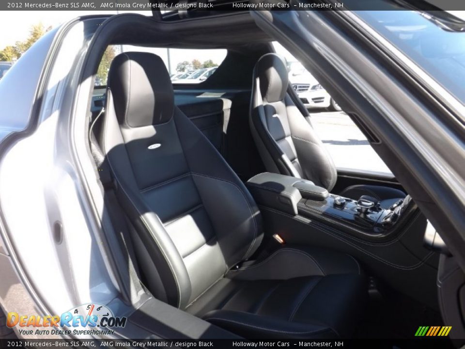 2012 Mercedes-Benz SLS AMG AMG Imola Grey Metallic / designo Black Photo #10
