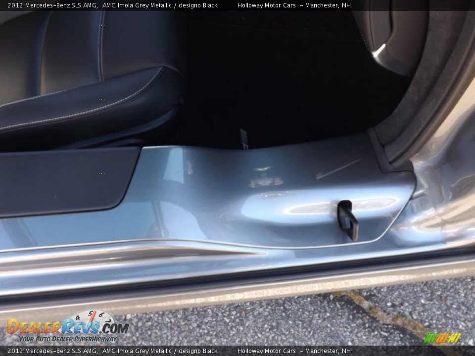 2012 Mercedes-Benz SLS AMG AMG Imola Grey Metallic / designo Black Photo #12