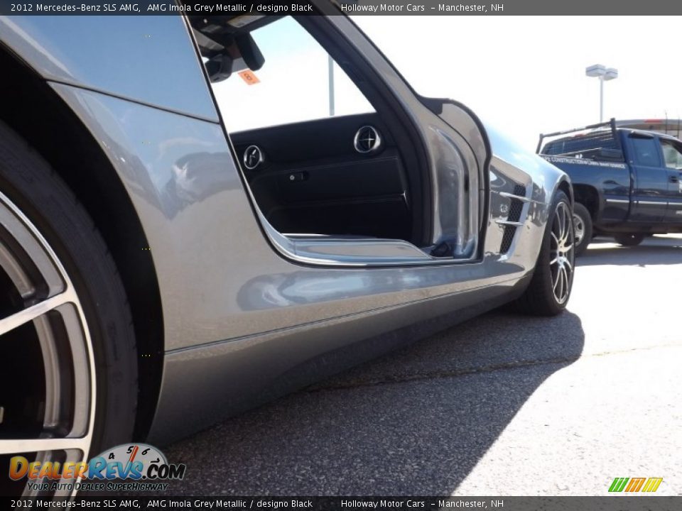 2012 Mercedes-Benz SLS AMG AMG Imola Grey Metallic / designo Black Photo #14