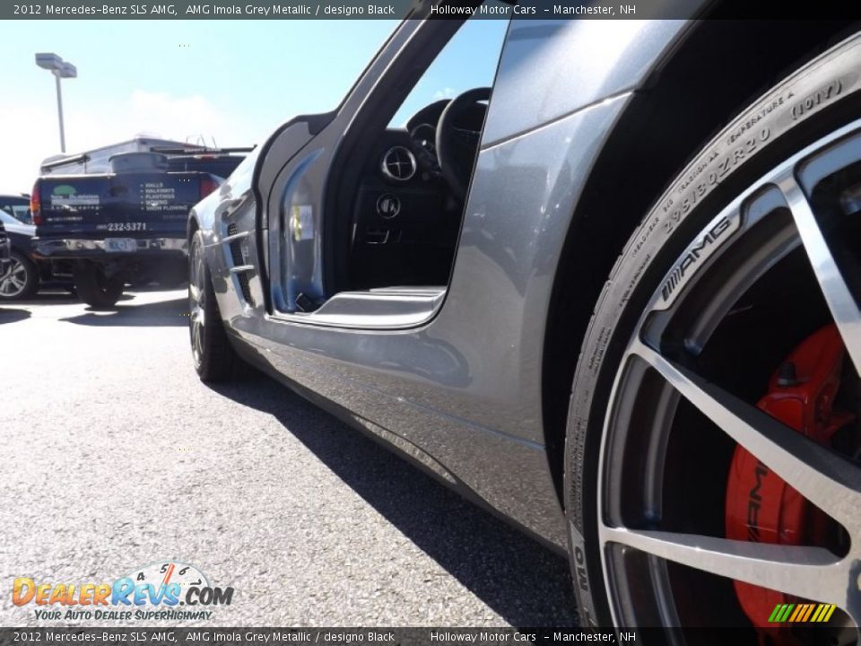 2012 Mercedes-Benz SLS AMG AMG Imola Grey Metallic / designo Black Photo #15