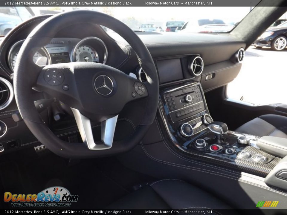 2012 Mercedes-Benz SLS AMG AMG Imola Grey Metallic / designo Black Photo #17