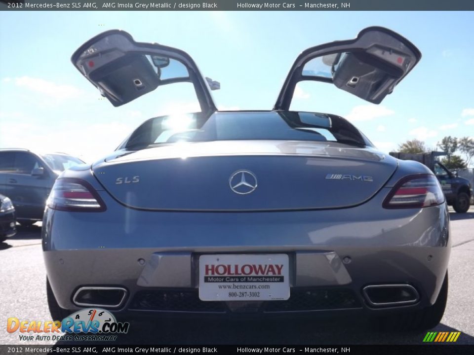 2012 Mercedes-Benz SLS AMG AMG Imola Grey Metallic / designo Black Photo #21