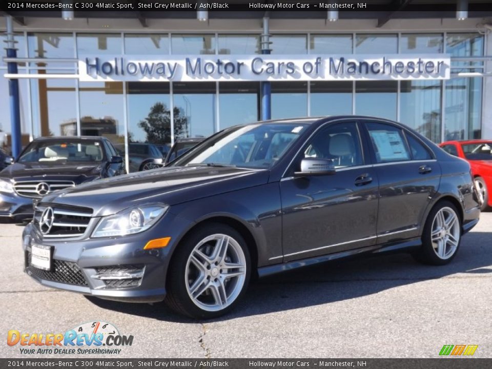 2014 Mercedes-Benz C 300 4Matic Sport Steel Grey Metallic / Ash/Black Photo #1