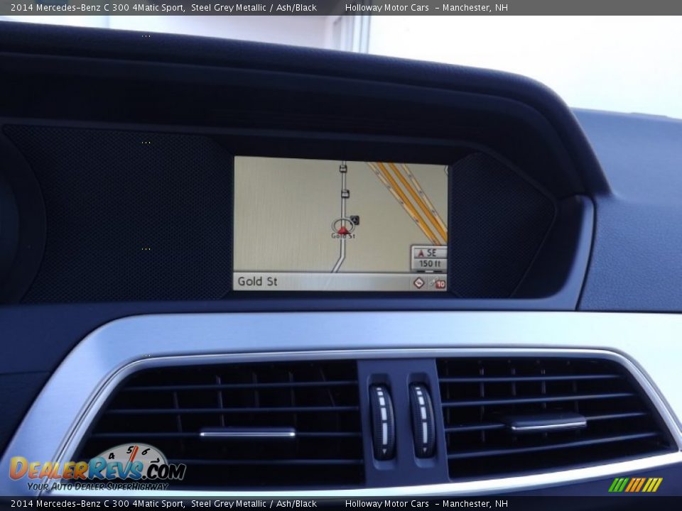 2014 Mercedes-Benz C 300 4Matic Sport Steel Grey Metallic / Ash/Black Photo #11