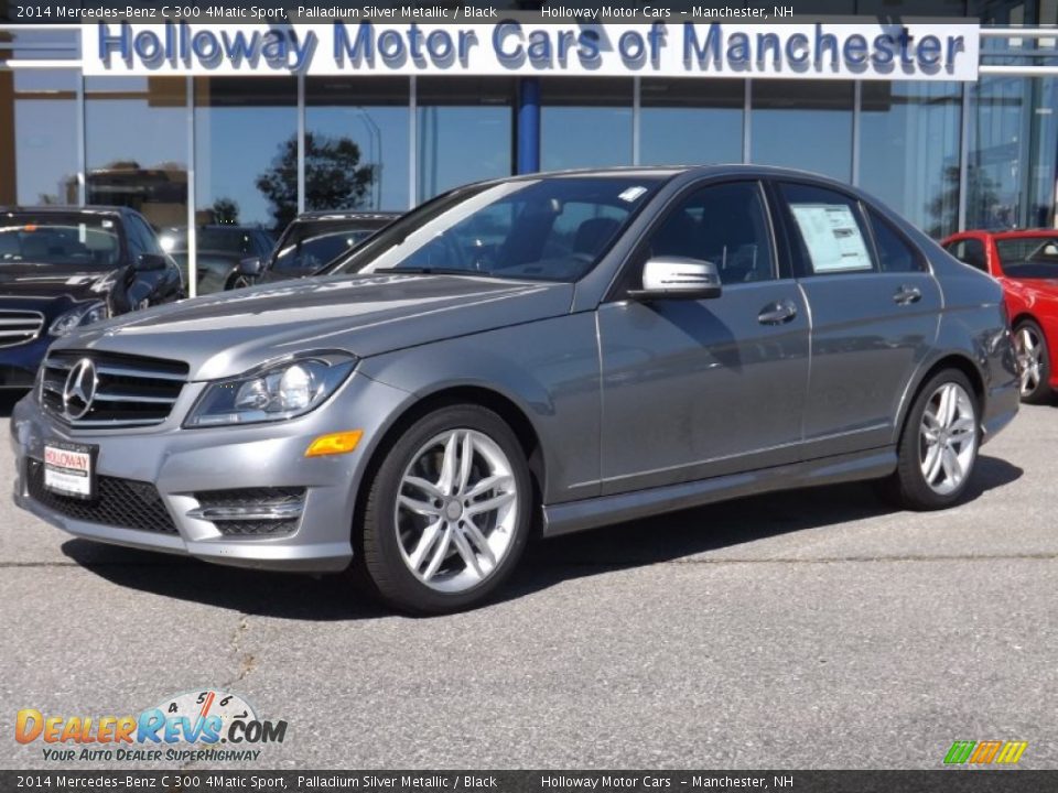 2014 Mercedes-Benz C 300 4Matic Sport Palladium Silver Metallic / Black Photo #1
