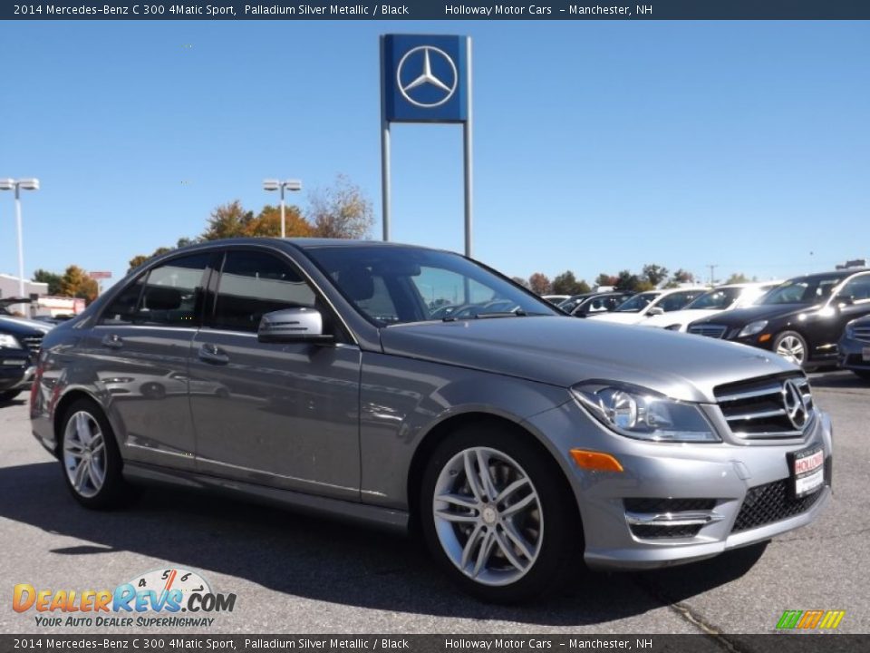 2014 Mercedes-Benz C 300 4Matic Sport Palladium Silver Metallic / Black Photo #3
