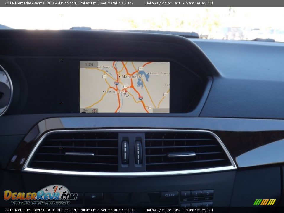 2014 Mercedes-Benz C 300 4Matic Sport Palladium Silver Metallic / Black Photo #9