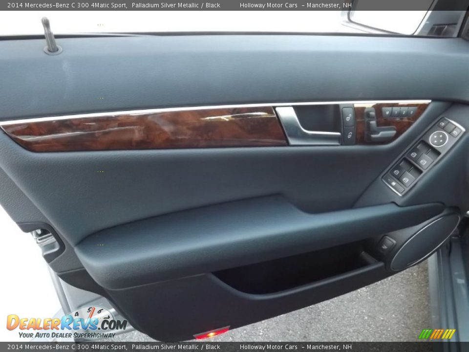 2014 Mercedes-Benz C 300 4Matic Sport Palladium Silver Metallic / Black Photo #12