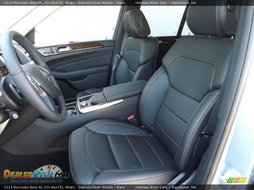 Black Interior - 2014 Mercedes-Benz ML 350 BlueTEC 4Matic Photo #11