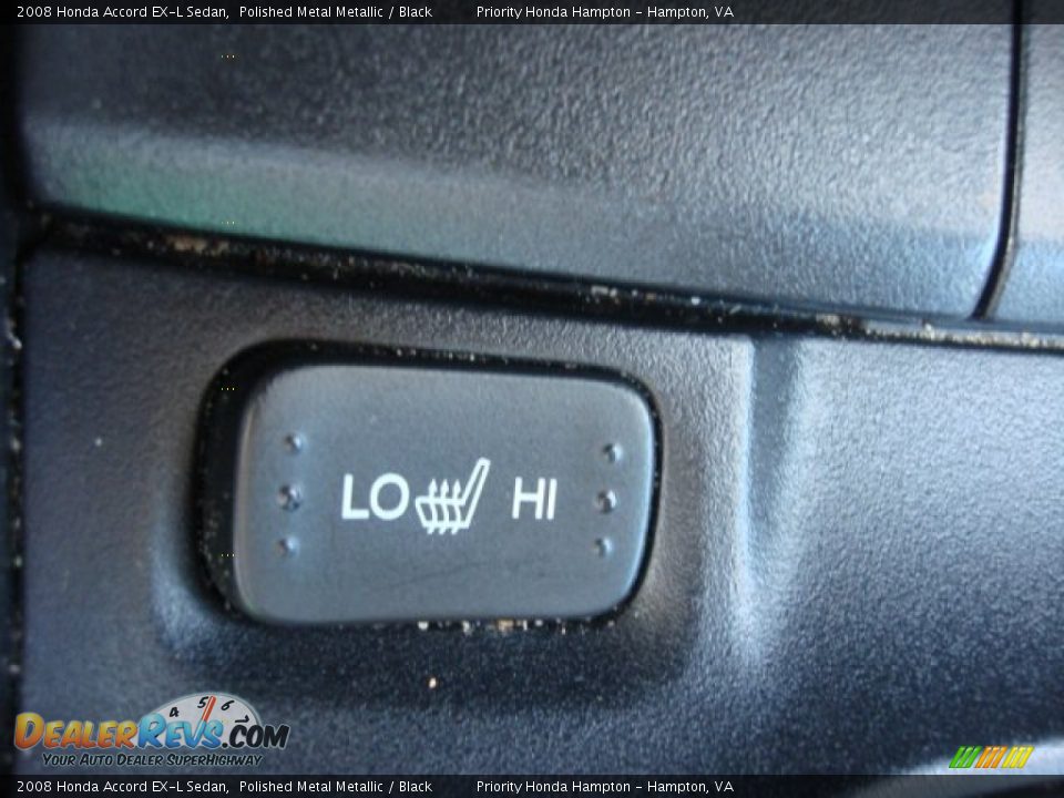 2008 Honda Accord EX-L Sedan Polished Metal Metallic / Black Photo #20
