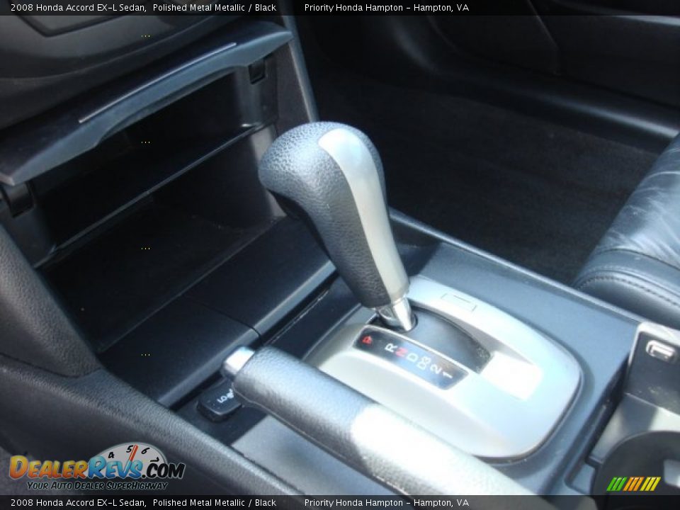 2008 Honda Accord EX-L Sedan Polished Metal Metallic / Black Photo #21