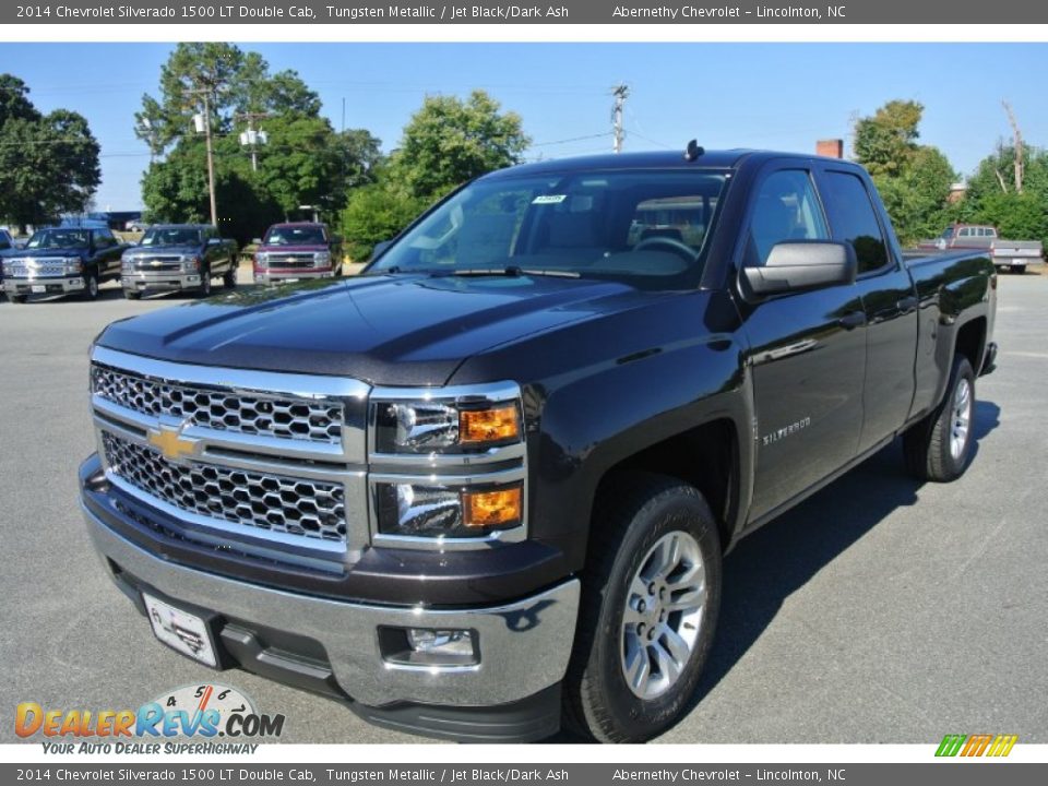 2014 Chevrolet Silverado 1500 LT Double Cab Tungsten Metallic / Jet Black/Dark Ash Photo #2