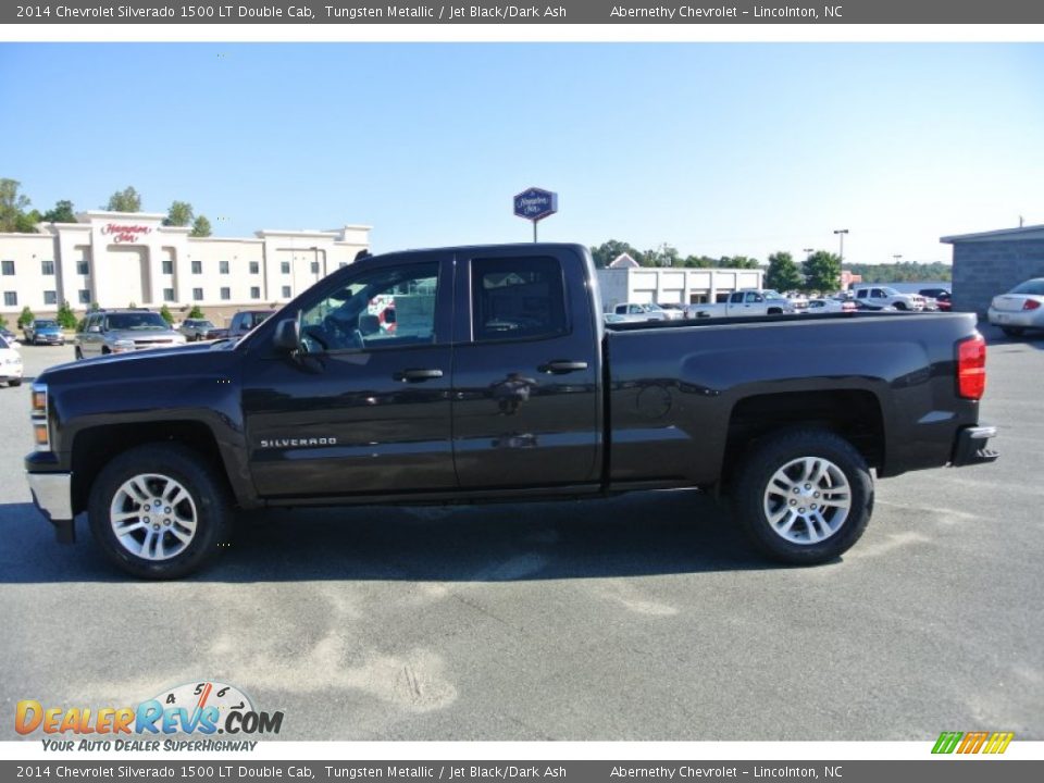 2014 Chevrolet Silverado 1500 LT Double Cab Tungsten Metallic / Jet Black/Dark Ash Photo #3