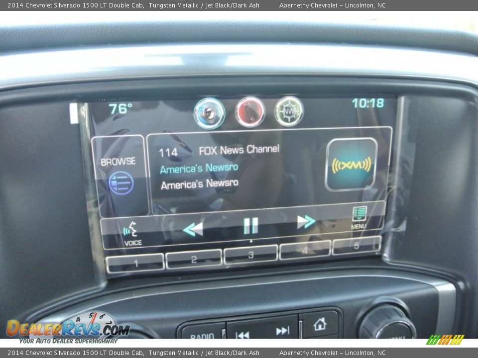 2014 Chevrolet Silverado 1500 LT Double Cab Tungsten Metallic / Jet Black/Dark Ash Photo #11