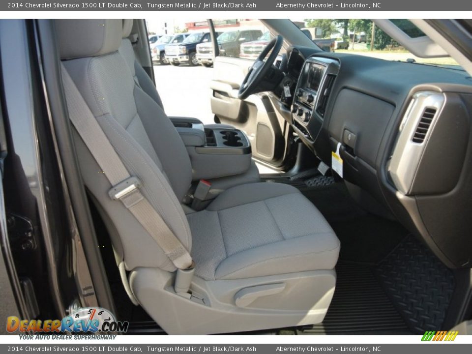 2014 Chevrolet Silverado 1500 LT Double Cab Tungsten Metallic / Jet Black/Dark Ash Photo #16