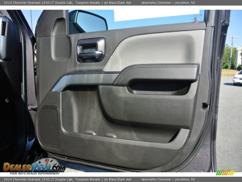 2014 Chevrolet Silverado 1500 LT Double Cab Tungsten Metallic / Jet Black/Dark Ash Photo #17