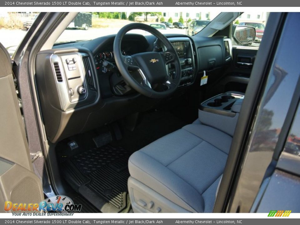 2014 Chevrolet Silverado 1500 LT Double Cab Tungsten Metallic / Jet Black/Dark Ash Photo #20