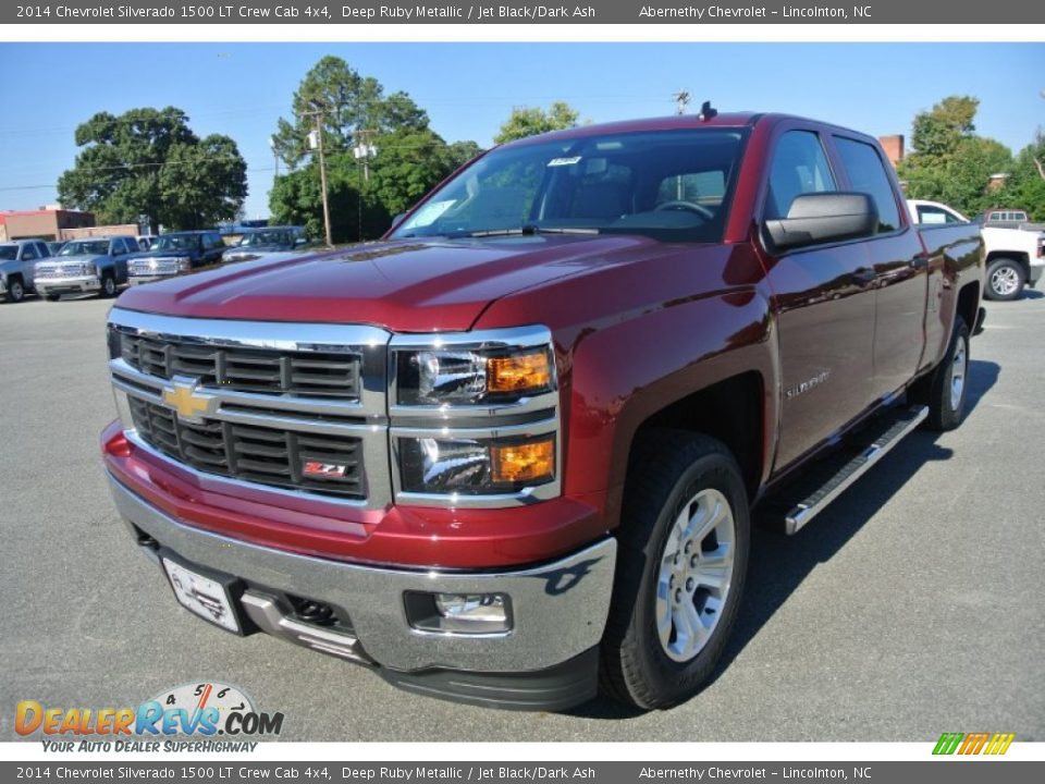 2014 Chevrolet Silverado 1500 LT Crew Cab 4x4 Deep Ruby Metallic / Jet Black/Dark Ash Photo #2