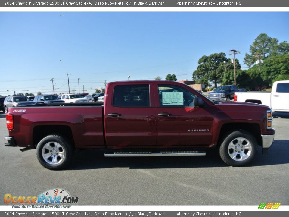 2014 Chevrolet Silverado 1500 LT Crew Cab 4x4 Deep Ruby Metallic / Jet Black/Dark Ash Photo #6