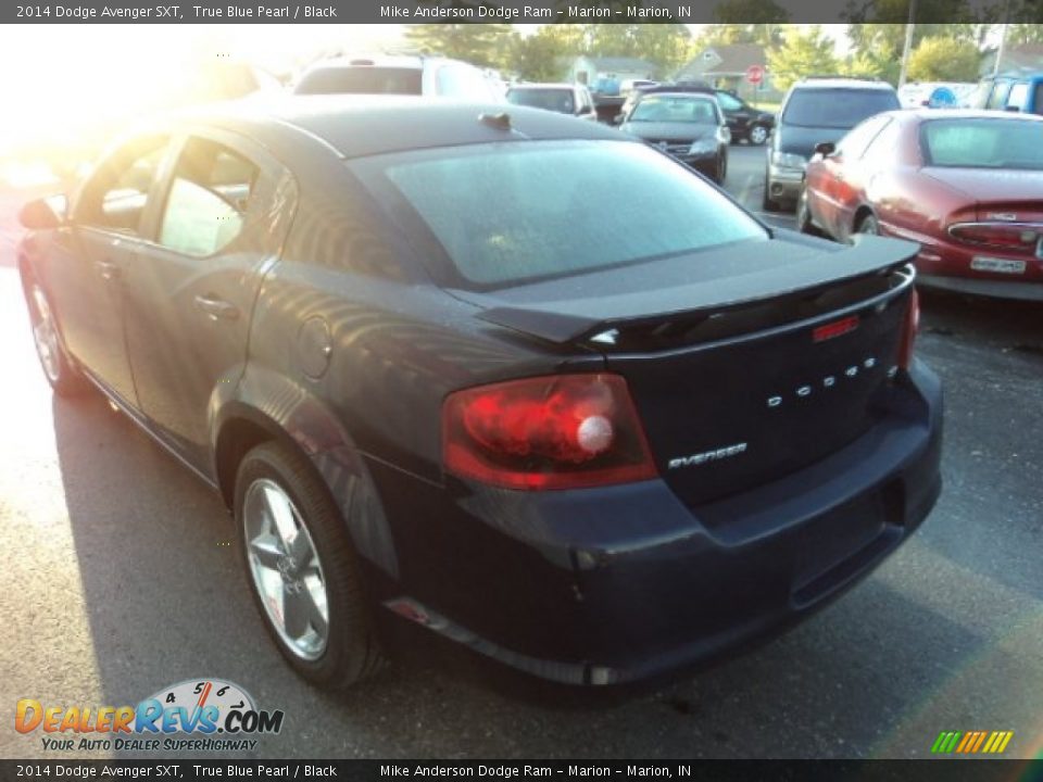 2014 Dodge Avenger SXT True Blue Pearl / Black Photo #3