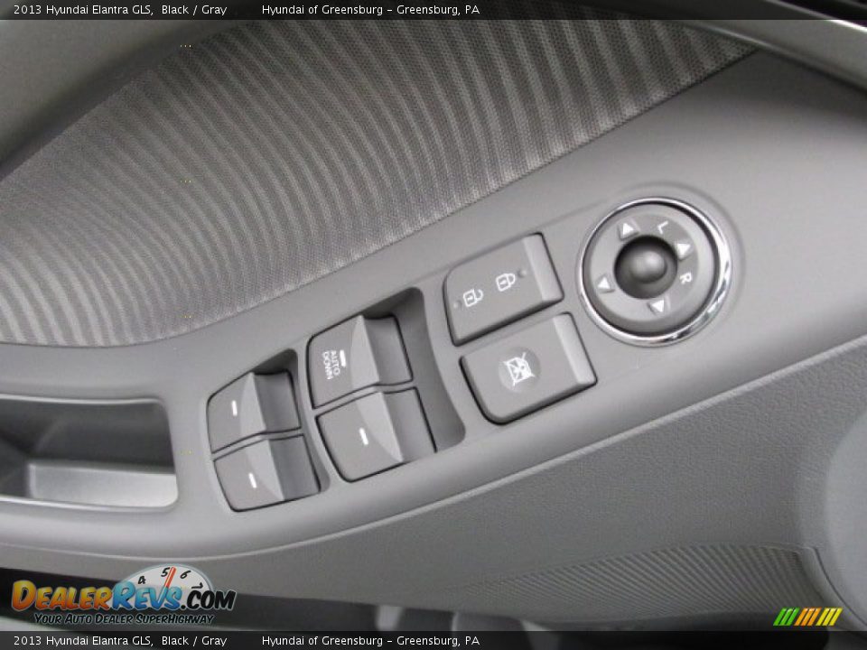2013 Hyundai Elantra GLS Black / Gray Photo #8