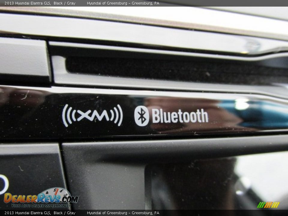 2013 Hyundai Elantra GLS Black / Gray Photo #11