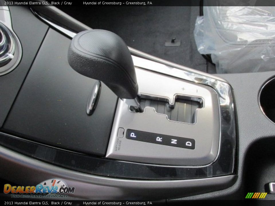 2013 Hyundai Elantra GLS Black / Gray Photo #13