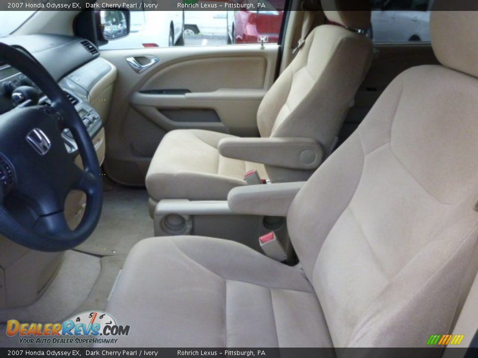 2007 Honda Odyssey EX Dark Cherry Pearl / Ivory Photo #4