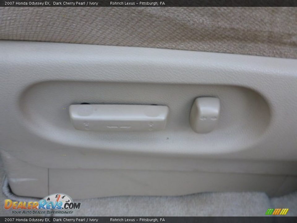 2007 Honda Odyssey EX Dark Cherry Pearl / Ivory Photo #7