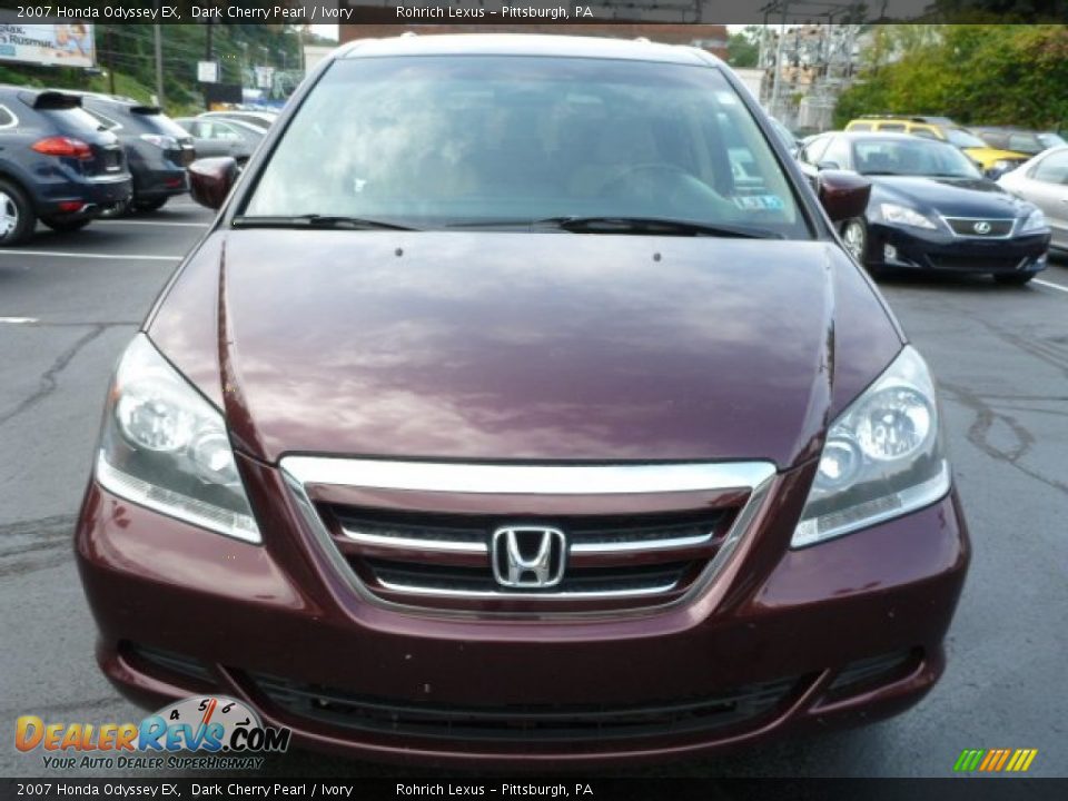 2007 Honda Odyssey EX Dark Cherry Pearl / Ivory Photo #13