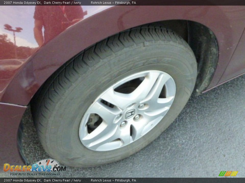 2007 Honda Odyssey EX Dark Cherry Pearl / Ivory Photo #14