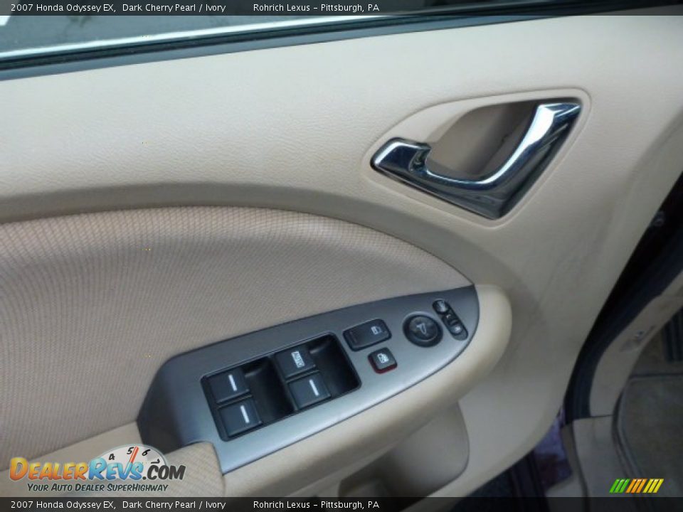 2007 Honda Odyssey EX Dark Cherry Pearl / Ivory Photo #16