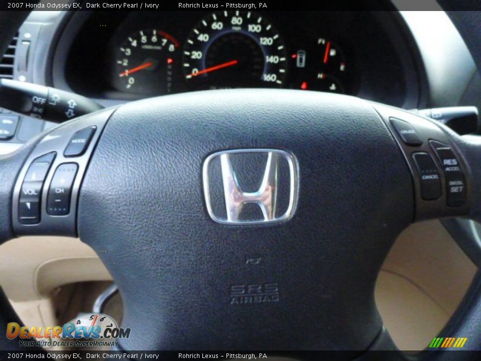 2007 Honda Odyssey EX Dark Cherry Pearl / Ivory Photo #18