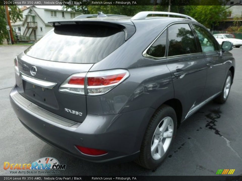 2014 Lexus RX 350 AWD Nebula Gray Pearl / Black Photo #4