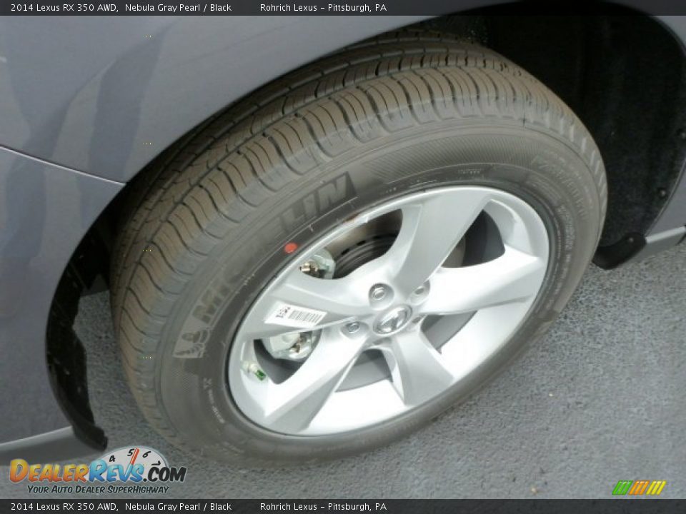 2014 Lexus RX 350 AWD Nebula Gray Pearl / Black Photo #9