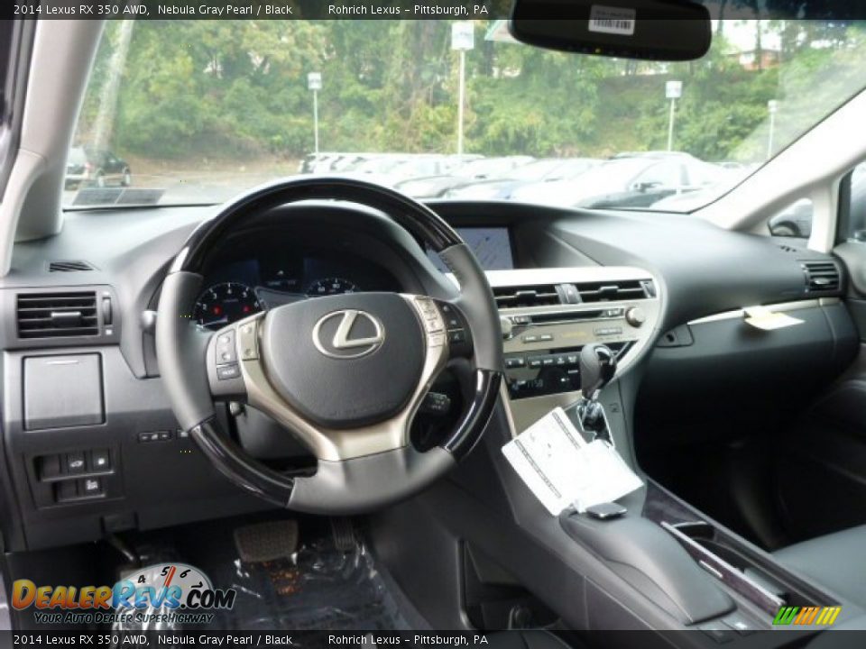 2014 Lexus RX 350 AWD Nebula Gray Pearl / Black Photo #12