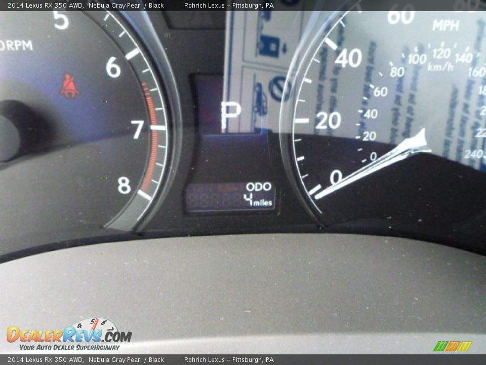2014 Lexus RX 350 AWD Nebula Gray Pearl / Black Photo #19