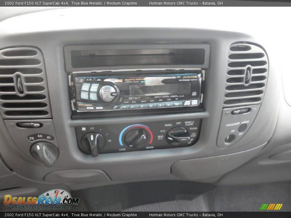 2002 Ford F150 XLT SuperCab 4x4 True Blue Metallic / Medium Graphite Photo #8