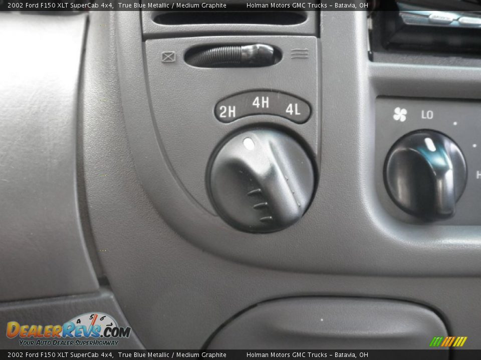 2002 Ford F150 XLT SuperCab 4x4 True Blue Metallic / Medium Graphite Photo #10