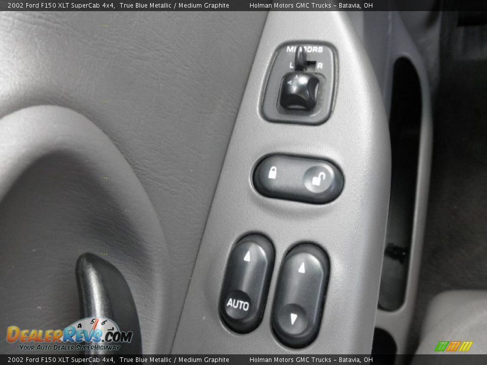 2002 Ford F150 XLT SuperCab 4x4 True Blue Metallic / Medium Graphite Photo #16