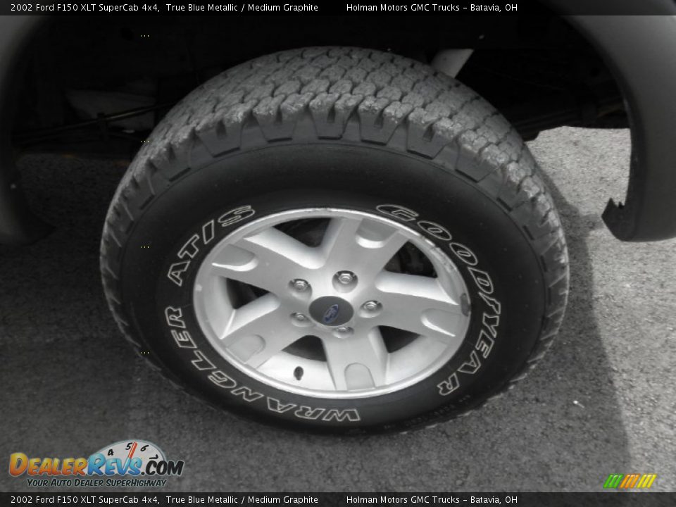 2002 Ford F150 XLT SuperCab 4x4 True Blue Metallic / Medium Graphite Photo #20