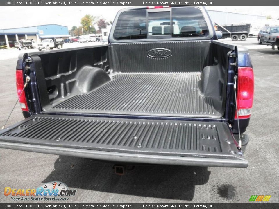 2002 Ford F150 XLT SuperCab 4x4 True Blue Metallic / Medium Graphite Photo #22