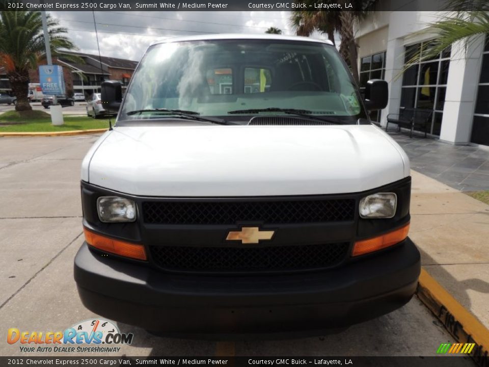 2012 Chevrolet Express 2500 Cargo Van Summit White / Medium Pewter Photo #2