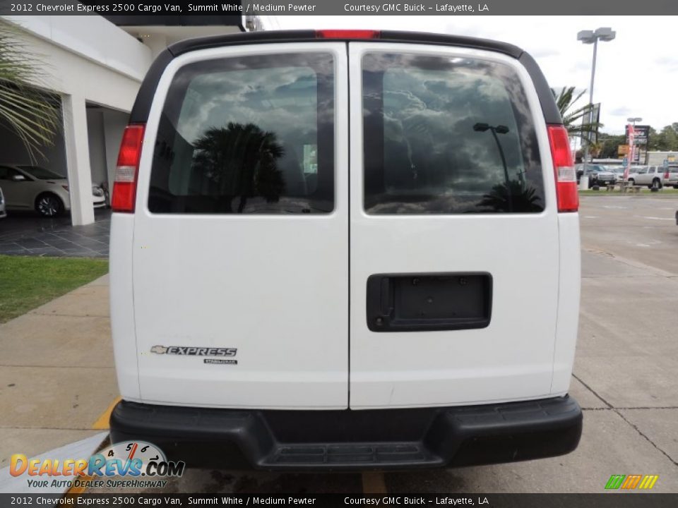 2012 Chevrolet Express 2500 Cargo Van Summit White / Medium Pewter Photo #3
