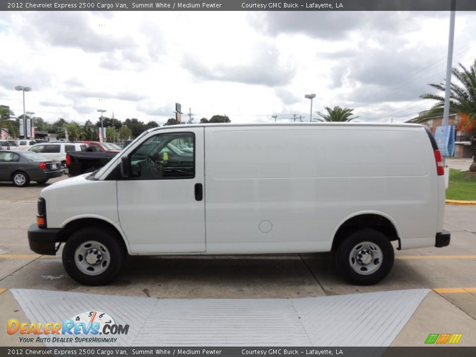 2012 Chevrolet Express 2500 Cargo Van Summit White / Medium Pewter Photo #5
