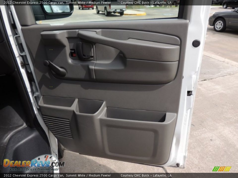 2012 Chevrolet Express 2500 Cargo Van Summit White / Medium Pewter Photo #7