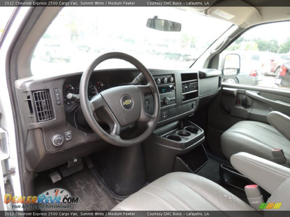 2012 Chevrolet Express 2500 Cargo Van Summit White / Medium Pewter Photo #12