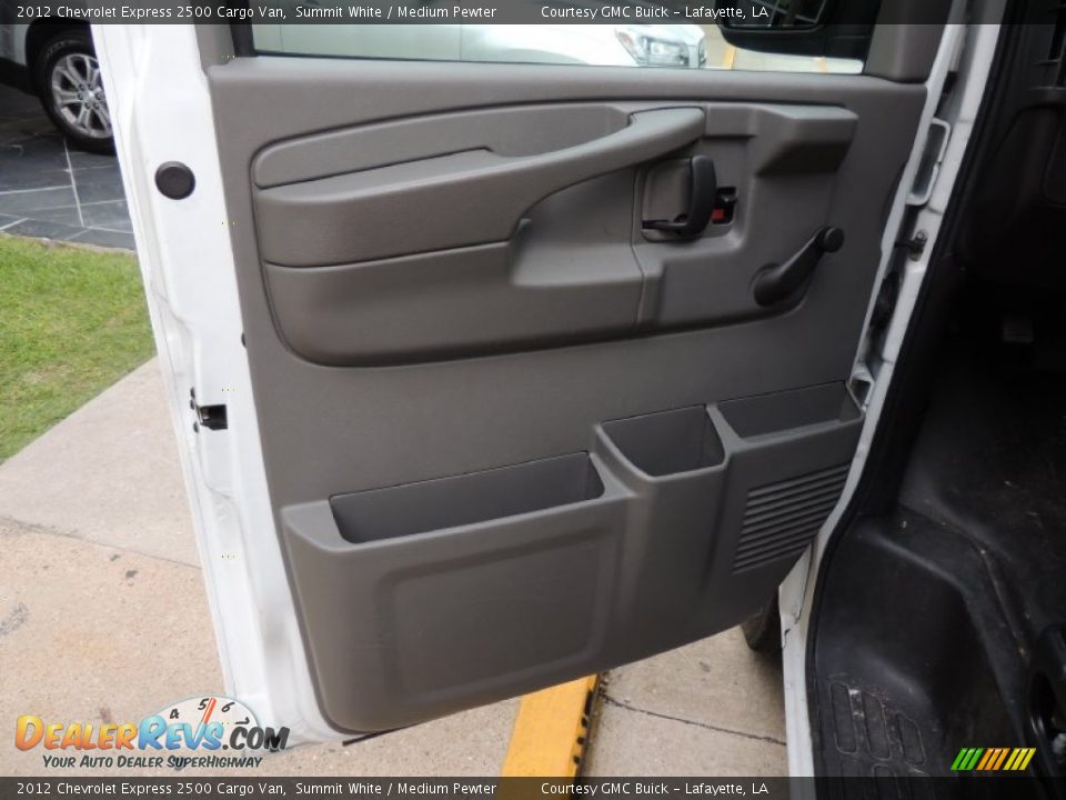 2012 Chevrolet Express 2500 Cargo Van Summit White / Medium Pewter Photo #13