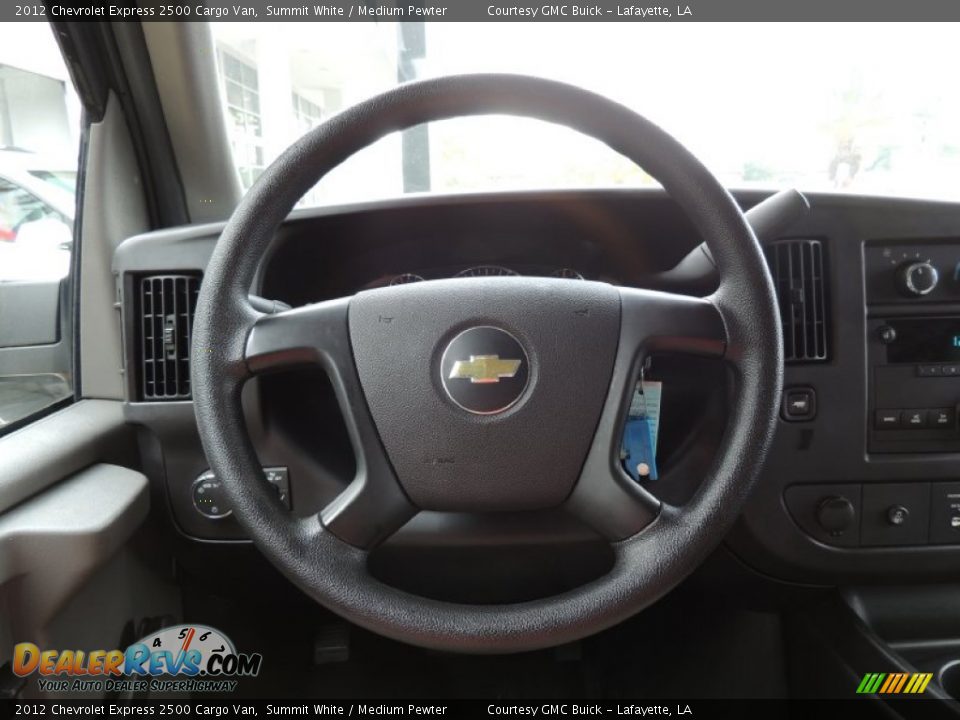2012 Chevrolet Express 2500 Cargo Van Summit White / Medium Pewter Photo #14