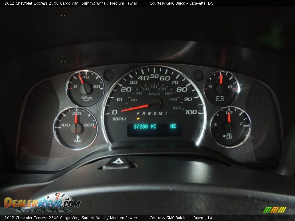 2012 Chevrolet Express 2500 Cargo Van Summit White / Medium Pewter Photo #15